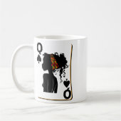 Spades Queen Card Afro American Black History Mont Kaffeetasse (Links)