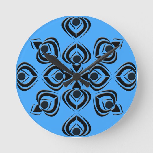Spades Runde Wanduhr (Vorderseite)