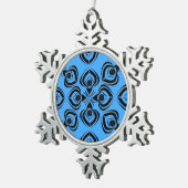 Spades Schneeflocken Zinn-Ornament (Rechts)