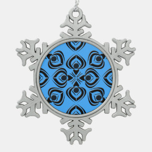 Spades Schneeflocken Zinn-Ornament