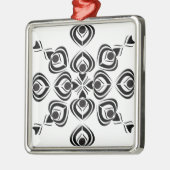Spades Silbernes Ornament (Links)