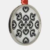 Spades Silbernes Ornament (Rechts)