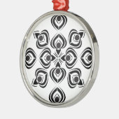 Spades Silbernes Ornament (Links)
