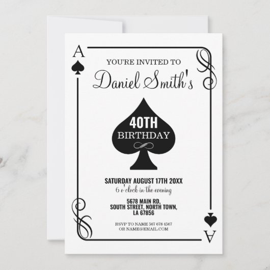 Spades Spielspazierweg Banca del Gottardo Einladung (Vorderseite)