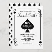 Spades Spielspazierweg Banca del Gottardo Einladung (Vorne/Hinten)