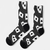 Spades Vegas Gamer Socken (Linkes Detail)