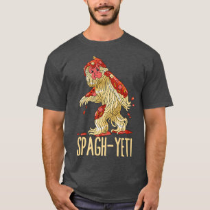 Spag-Yeti Spaghetti Spagyeti Funny Ramen Noodle Pa T-Shirt