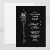 Spaghetti Abendessen Einladung (Vorne/Hinten)