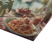 Spaghetti al Pomodoro am Lakeside Picnic Table Schneidebrett (Ecke)