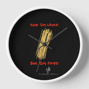 Spaghetti als Ganzes behalten und zuerst kochen Uhr