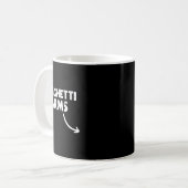Spaghetti Arms Lifting Gym Kaffeetasse (Vorderseite Links)