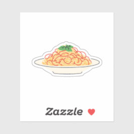 Spaghetti Aufkleber
