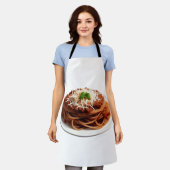 Spaghetti Bolognese mit Käse oben Schürze (Getragen)