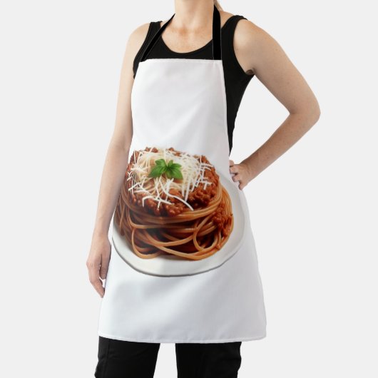 Spaghetti Bolognese mit Käse oben Schürze (InSitu)