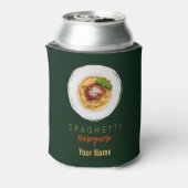 Spaghetti bolognese Nudeln Gourmet Koch Dosenkühler (Kanne Rückseite)