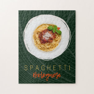 Spaghetti bolognese Nudeln Gourmet Koch Puzzle