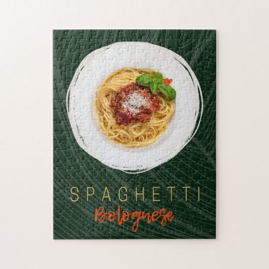 Spaghetti bolognese Nudeln Gourmet Koch Puzzle (Vertikal)