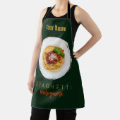 Spaghetti bolognese Nudeln Gourmet Koch Schürze (InSitu)