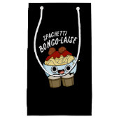 Spaghetti Bongolaise Funny Food Pub Dark BG Kleine Geschenktüte (Vorderseite)