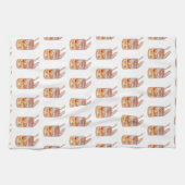 Spaghetti Can Retro Poster Geschirrtuch (Horizontal)