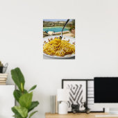 Spaghetti Carbonara Poster (Heimbüro)