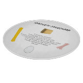 Spaghetti Carbonara Schneidebrett (Ecke)