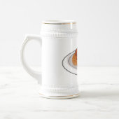 Spaghetti-Cartoon-Abbildung Bierglas (Links)