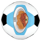 Spaghetti-Cartoon-Abbildung Fußball (Gedreht)