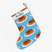 Spaghetti-Cartoon-Abbildung Kleiner Weihnachtsstrumpf (Rückseite (Hängend))