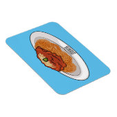 Spaghetti-Cartoon-Abbildung Magnet (Rechte Seite)