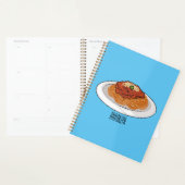 Spaghetti-Cartoon-Abbildung Planer (Anzeige)