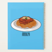 Spaghetti-Cartoon-Abbildung Planer (Rückseite)