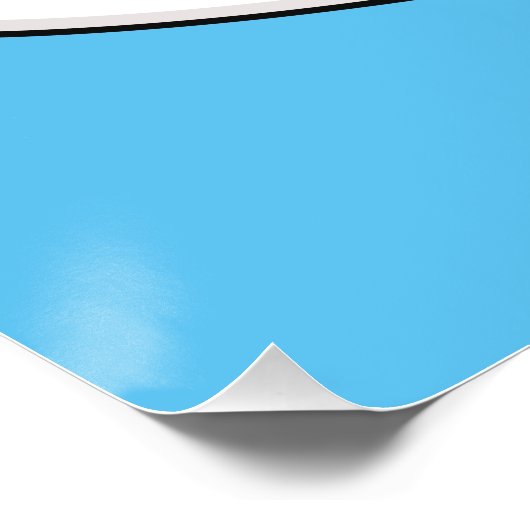 Spaghetti-Cartoon-Abbildung Poster (Ecke)