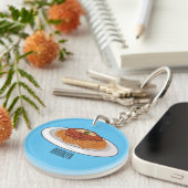 Spaghetti-Cartoon-Abbildung Schlüsselanhänger (Vorderseite rechts)