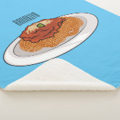Spaghetti-Cartoon-Abbildung Sherpadecke (3/4)