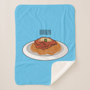 Spaghetti-Cartoon-Abbildung Sherpadecke