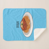 Spaghetti-Cartoon-Abbildung Sherpadecke (Vorderseite (Horizontal))