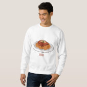 Spaghetti-Cartoon-Abbildung Sweatshirt (Vorne ganz)