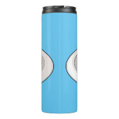 Spaghetti-Cartoon-Abbildung Thermosbecher (Rückseite)