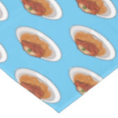 Spaghetti-Cartoon-Abbildung Tischdecke (Schrägansicht)