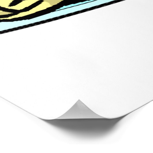 Spaghetti Cat Poster (Ecke)