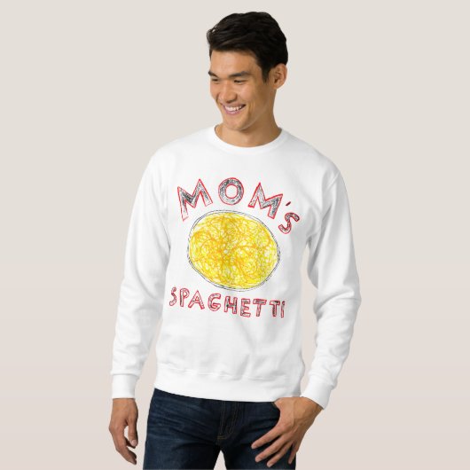 Spaghetti der Mama Sweatshirt (Vorne ganz)
