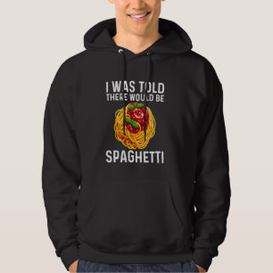 Spaghetti Design Männer Frauen Kinder Italienische Hoodie