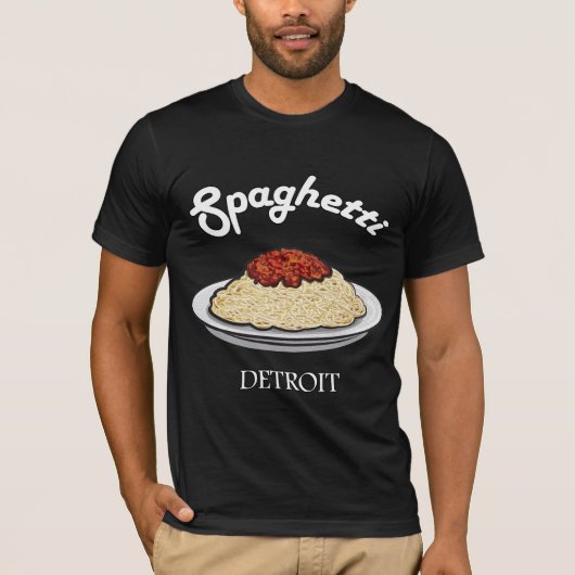 Spaghetti-Detroit T-Shirt (Vorderseite)