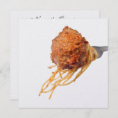 Spaghetti Dinner Einladung (Vorne/Hinten)