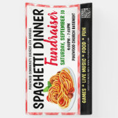 Spaghetti Dinner Fundraiser Banner (Vertikal)