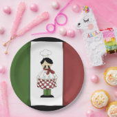 Spaghetti Dinner Italienische Koch Papier Teller (Party)