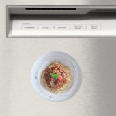 Spaghetti Dinner Plata Kühlschrank Magnet (In Situ (Geschirrspüler))