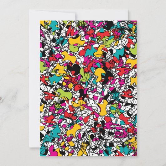 Spaghetti-Dreieck-Save the Date-Karte Save The Date (Rückseite)