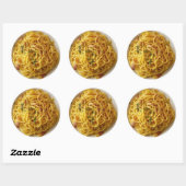 Spaghetti Fettuccine Pasta Feinschmecker Stickers (Blatt)
